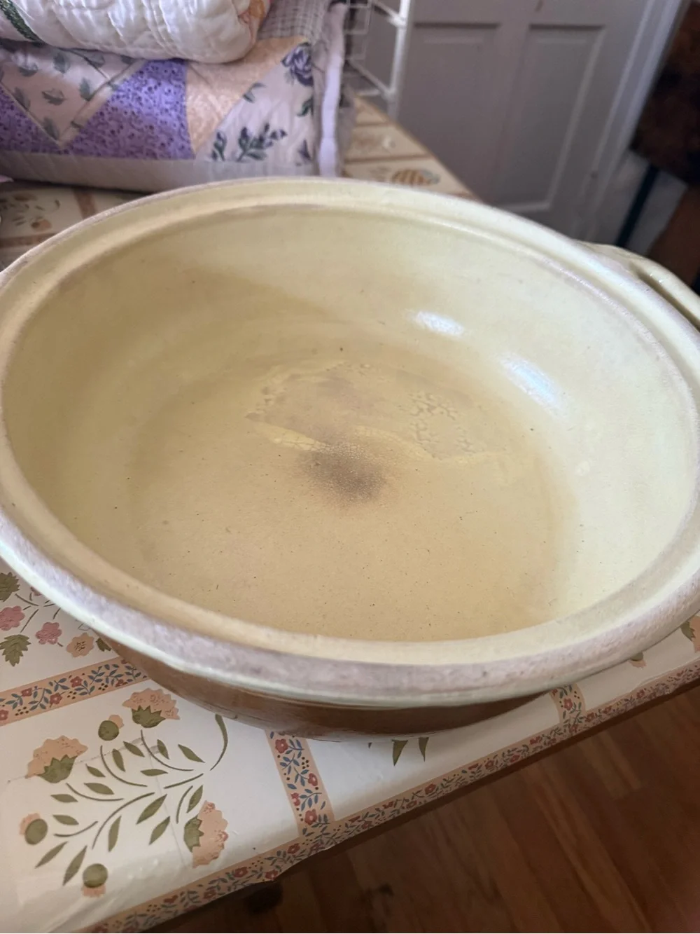 Peasant Villiage vintage terracotta or clay cooking pot